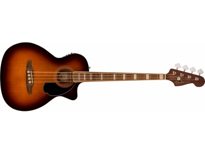 Kingman Bass, Walnut Fingerboard, Black Pickguard, Shaded Edge Burst