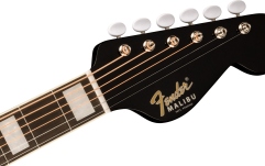 Fender Malibu Vintage, Ovangkol Fingerboard, Gold Pickguard, Black