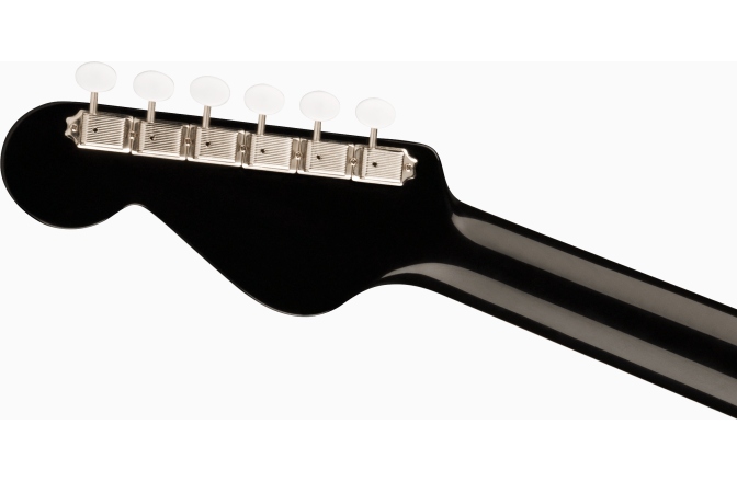 Fender Malibu Vintage, Ovangkol Fingerboard, Gold Pickguard, Black