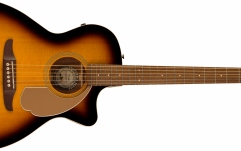 Fender Newporter Player, Walnut Fingerboard, Gold Pickguard, Sunburst