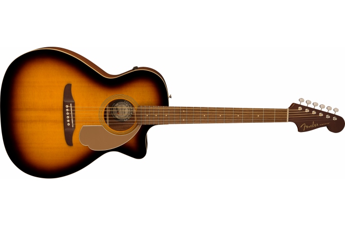 Fender Newporter Player, Walnut Fingerboard, Gold Pickguard, Sunburst
