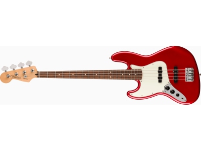 Player Jazz Bass Left-Handed Pau Ferro Fingerboard Candy Apple Red