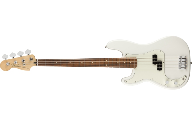 Fender Player Precision Bass® Left-Handed, Pau Ferro Fingerboard, Polar White