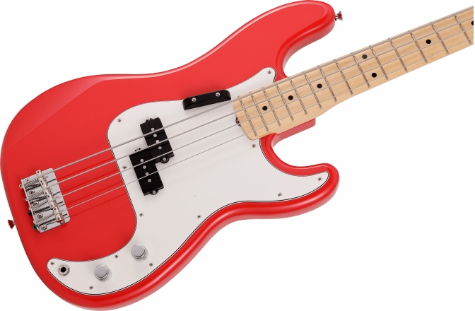 Fender- Precision Bass Red Fender Fender - Made in Japan Limited Color Precision Bass Red 