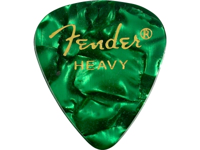 Premium Celluloid 351 Shape Picks Heavy Green Moto 144-Pack