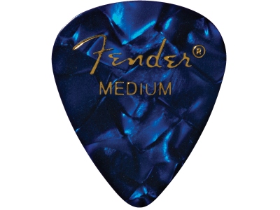Premium Celluloid 351 Shape Picks Medium Blue Moto 12-Pack