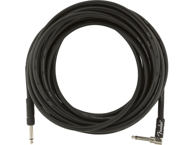 Professional Series Instrument Cables Straight/Angle 25' Black