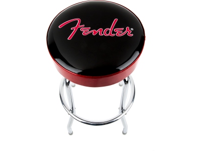Red Sparkle Logo Barstool Black/Red Sparkle 30