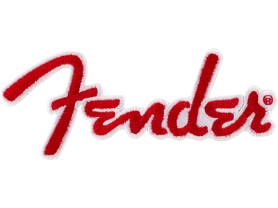 Signature Embrodiered Red Logo Patch