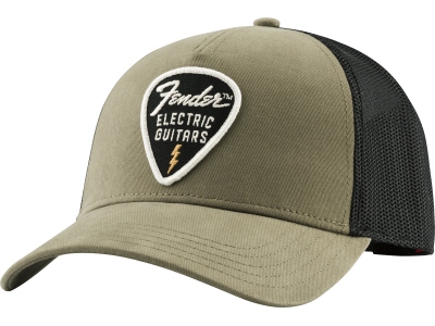 Snap Back Pick Patch Hat Olive