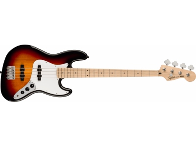 Affinity Series Jazz Bass Maple Fingerboard White Pickguard 3-Color Sunburst