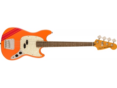 Limited Edition Classic Vibe '60s Competition Mustang Bass Capri Orange Dakota Red Stripes