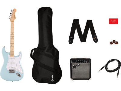 Sonic Stratocaster Pack Sonic Blue Frontman 10G