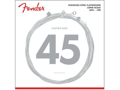 Stainless 9050's Bass Strings Stainless Steel Flatwound 9050L .045-.100 Gauges