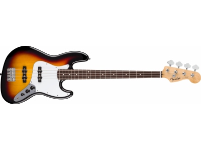 Standard Jazz Bass LF White Pickguard 3-Color Sunburst