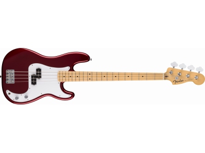 Standard Precision Bass MF White Pickguard Candy Cola