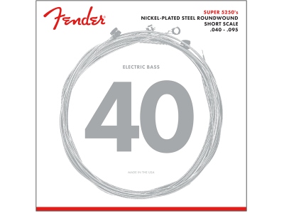 Super 5250 Bass Strings Nickel-Plated Steel Roundwound Short Scale 5250XL .040-.095 Gauges (4)