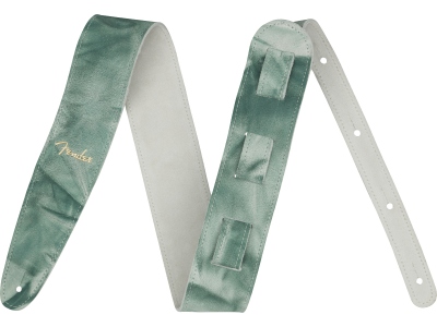 Tie Dye Leather Strap Sage Green