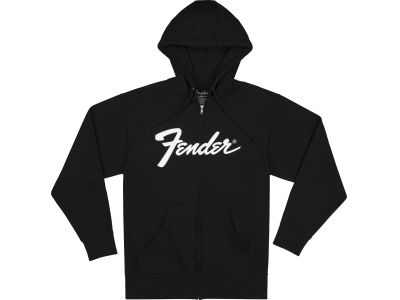 Transition Logo Zip Front Hoodie Black M