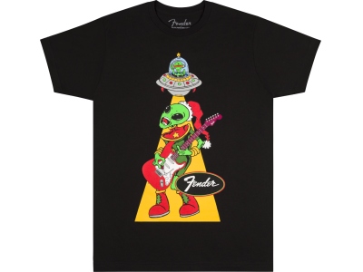 Ugly Christmas Tee Alien Blk M