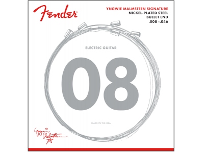 Yngwie Malmsteen Signature Electric Guitar Strings .008-.046 Gauges Nickel-Plated Steel