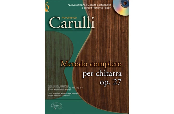 No brand Ferdinando Carulli: Metodo Completo Per Chitarra, Op.27 (Book/CD)