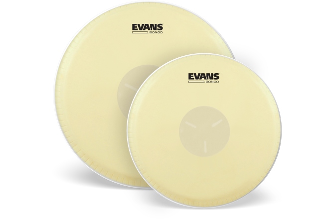 Feţe Bongo Evans Tri-Center Bongo Drum Head Pack 7-1/4 şi 8-5/8 Inch