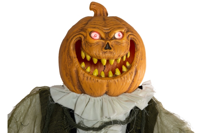 Figura animată Europalms Halloween Figure Pumpkin Man, animated, 170cm