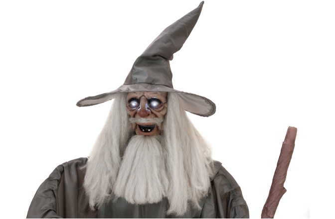 Figura animată Europalms Halloween Figure Wizard, animated 190cm