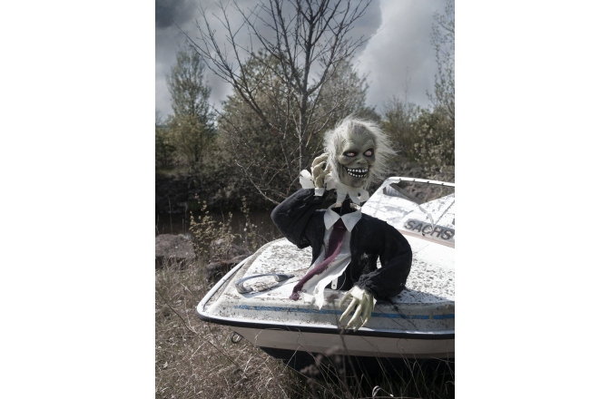 Figura animată Europalms Halloween Zombie Theo, 67cm
