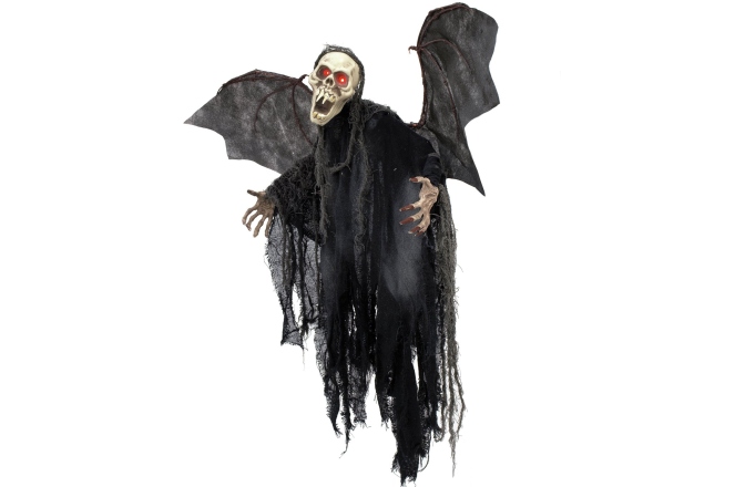Figurină fantomă liliac Europalms Halloween figure bat ghost 85cm