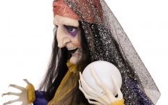 Figurină ghicitoare Europalms Halloween Figure Fortune Teller, animated 50cm