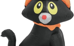 Figurină gonflabilă Europalms Halloween Inflatable Figure Cat, 122cm