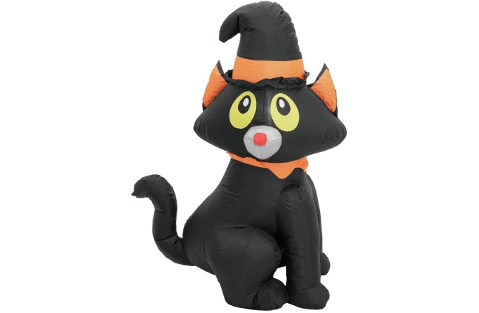 Figurină gonflabilă Europalms Halloween Inflatable Figure Cat, 122cm
