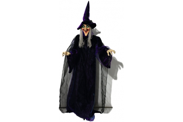Halloween figure Witch, animated 175cm