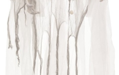 Figurină vrăjitoare Europalms Halloween Witch, white, 170x50x20cm