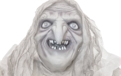 Figurină vrăjitoare Europalms Halloween Witch, white, 170x50x20cm