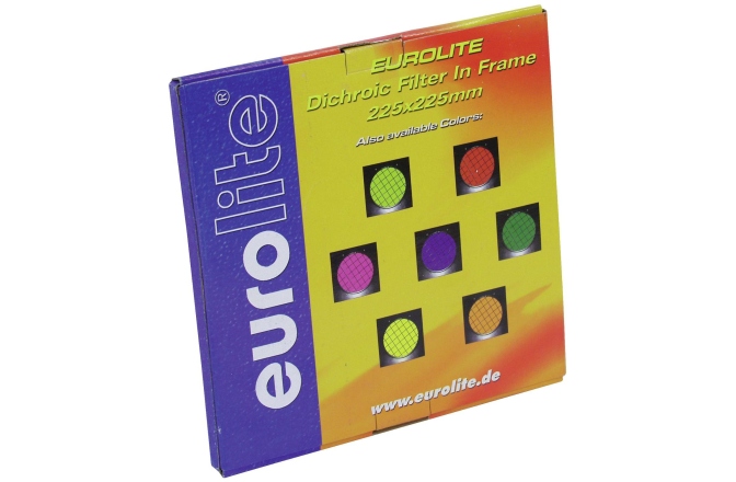 Filtru de lumina Eurolite Yellow Dichroic Filter black Frame PAR-56
