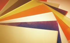 Filtru dicroic orange Eurolite Dichro, orange, frosted, 165x132mm