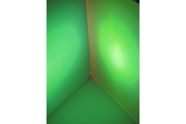 Dichro, light green, frost, 165x132mm