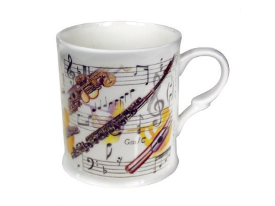 Fine China Mug - Flute Design