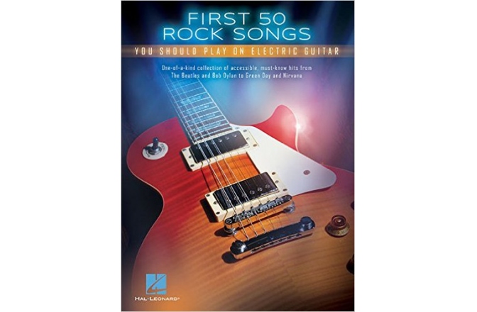 No brand FIRST 50 ROCK SONGS YOU SHOULD PLAY ON ELECTRIC GUITAR GTR TAB BK