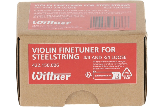 Fix vioara  Wittner Fixuri vioara Pentru corzi de otel