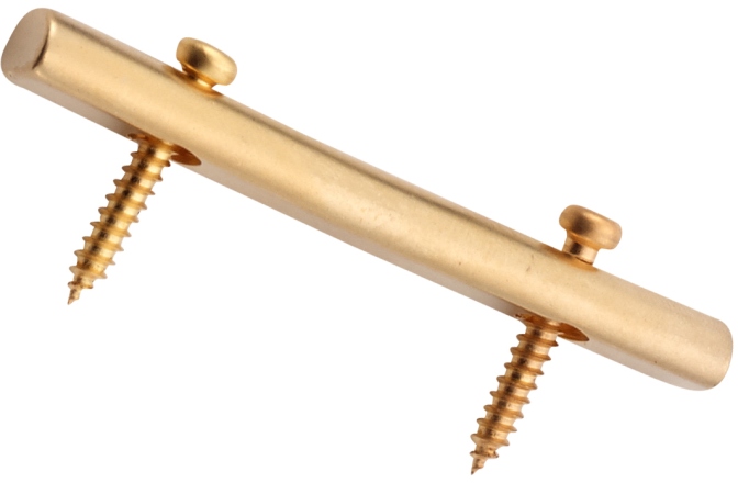 Fixator/retainer corzi Floyd Rose  FRSRSGP - Original String Retainer with Screws - Satin Gold