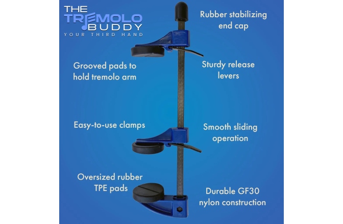 Fixator Tremolo Floyd Rose  TBUD1BL - Tremolo Buddy Clamping Tool - Blue
