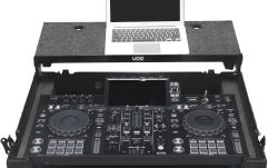 Flightcase console DJ UDG Ultimate Flight Case XDJ-RX3 Plus - Laptop Shelf + Wheels