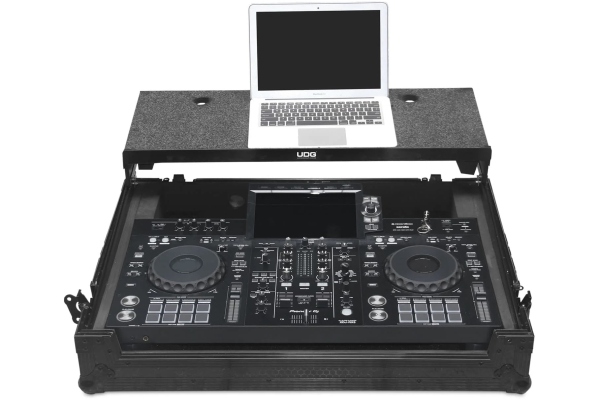 Ultimate Flight Case XDJ-RX3 Plus - Laptop Shelf + Wheels Ultimate Flight Case XDJ-RX3 Plus - Laptop Shelf + Wheels