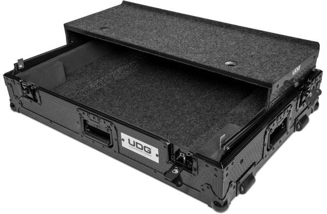 Flightcase console DJ UDG Ultimate Flight Case XDJ-RX3 Plus - Laptop Shelf + Wheels