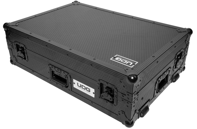 Flightcase console DJ UDG Ultimate Flight Case XDJ-RX3 Plus - Laptop Shelf + Wheels
