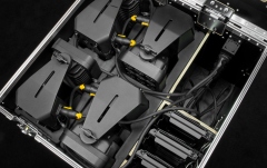 Flightcase de încărcare pentru 4 CLZB200 Cameo ZENIT B200 CASE 4PC